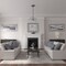 Ekena Millwork Adonis Ceiling Medallion (Fits Canopies up to 10 1/4"), 16 1/8"OD x 3 5/8"ID x 1"P, Platinum CM16ADPLS - alternate 2